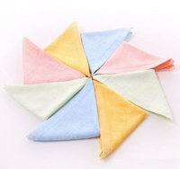 Serviette de Visage en Fibre de Bambou Couleur Unie, Multi-Usages, Douce et Confortable, Absorbante, pour la Maison, le Spa, Cadeau