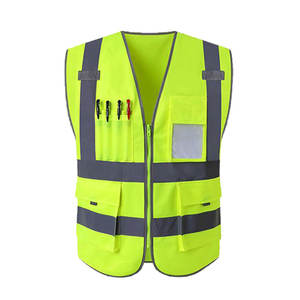 جودة عالية بسعر تنافسي سترة عالية الوضوح ، معدات السلامة على الطرق الأكثر مبيعًا سترة أمان مخصصة/ - Product Image 1