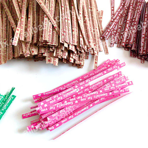 Attache torsadée en papier kraft écologique Fanxing, personnalisable et durable, pour la fixation du pain de boulangerie et l'emballage alimentaire, produit imprimable - Vente chaude - Product Image 4