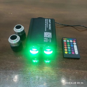 DC12V/AC100-240V RGBW 2*16W Fiber Light Engine 25mm Kaliber mit RF und Handy APP Music Control - Product Image 5