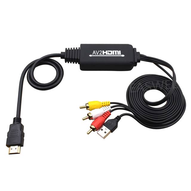 Wholesale High-definition hd Mi to Av Converter Hdmi2av Conversion Cable hd Mi to Av Computer ps4 to Tv