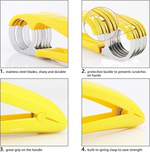 Top Seller 2026 Home Gadgets Practical Stainless Steel Fruit <b>Vegetable</b> Tools Watermelon Cutter Ham Banana Slicer - Product Image 3