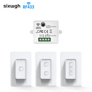 60wgh rf433 מתג אלחוטי מרחוק ערכת 10a ממסר עם מתגים מגע מגנטיים אין צורך 100 מ 'לשימוש ביתי - Product Image 2