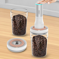Nouveauté 2022, vente chaude, récipients de stockage en plastique pour réfrigérateur de cuisine carrés, boîte de conservation sous vide pour aliments avec pompe
