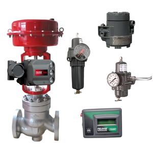 Transducteur électro-pneumatique Emerson Fisher 846 et positionneur de soupape Fisher DVC6200 Masoneilan SVI1000 Samson 3730 Stock - Product Image 1