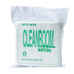 Toalhetes de Limpeza para Sala Limpa <span class=keywords><strong>100</strong></span>% Poliéster, 140GSM, Corte a Laser, Sem Fiapos, Ecológicos, Classe <span class=keywords><strong>100</strong></span>-1000, Brancos, 9x9 Polegadas - Product Image 2