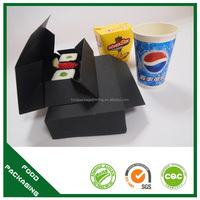 Formato personalizzato e logo usa e getta carta Kraft togliere scatola insalata di Sushi e torta contenitore di frutta con finestra di plastica trasparente