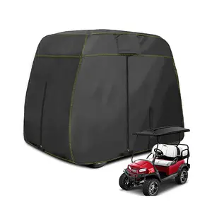 Tùy chỉnh kích thước 600D Oxford vải chống bụi và chống thấm nước sunproof Golf Cart Bìa