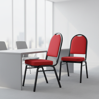 Chaise de banquet empilable moderne en aluminium de luxe, chaise de luxe en métal durable pour hôtels, restaurants, banquets