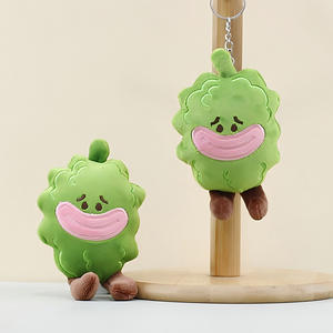 Оптовая продажа, милые баклажаны, Горькая тыква, мягкие овощные игрушки, супер мягкие нейлоновые брелки, кулон, продвижение, супер мягкий нейлон - Product Image 3