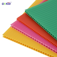 Matériau d'impression imprimable pour panneaux en feuille 4*8 1220*2440mm en plastique ondulé PP pour découpe de panneaux de qualité alimentaire