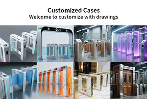 अंकुई जिम रूम एक्सेस कंट्रोल स्विंग टर्नस्टाइल आधा ऊंचाई टर्नस्टाइल गेट स्विंग बैरियर क्यूआर कोड रीडर के साथ - Product Image 5