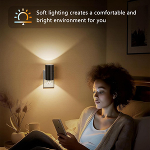Lámpara Nocturna LED Enchufable RGB, Lámpara Ambiental con Sensor de Intensidad Regulable, Aplique de Pared para Dormitorio, Pasillo, Escalera, Decoración Moderna para Interiores - Product Image 6