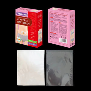 Thérapie par la chaleur de l'<span class=keywords><strong>estomac</strong></span> Mini coussin chauffant menstruel féminin féminin Pack de patch de chaleur blanche pour le soulagement de la douleur menstruelle - Product Image 1