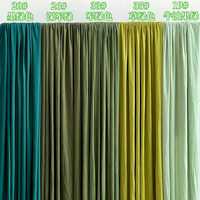 Rideau de fond en soie de lait préfabriqué sur mesure, couleur verte, pour scènes de mariage et d'événements, blanc