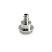 Conexión Macho de Manguera de Acero Inoxidable 304 de Alta Precisión, Mecanizada por CNC, para Radiador de Refrigeración Líquida