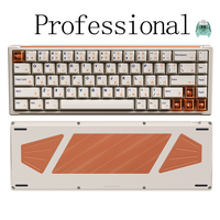 Teclado Mecánico LUMINKEY Magger 68 HE Nuevo con Cable, RGB, Aluminio, Interruptores Gateron Magnéticos Blancos Pro PBT, USB-C, Compatible con Mac y Linux