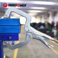 Pince à bec courbé professionnelle Maxpower, pince à bec carré, pince de serrage pour soudage