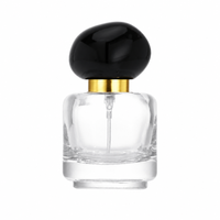 Flacon de parfum en verre cosmétique de haute qualité 30 ml, design portable