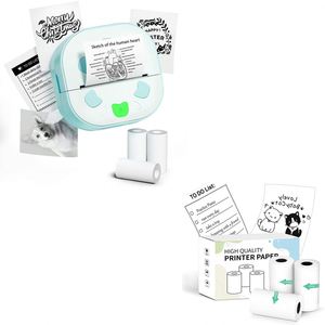 Imprimante d'étiquettes miniatures Jiuyin D21 pour 203 dpi, garantie 1 an, autonomie de la batterie 1300 mAh, temps de charge de 2,5 heures, largeur maximale de 57 mm - Product Image 1