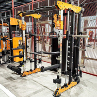 Équipement de fitness professionnel pour salle de sport, rack de squat réglable tout-en-un, machine Smith multifonctionnelle commerciale