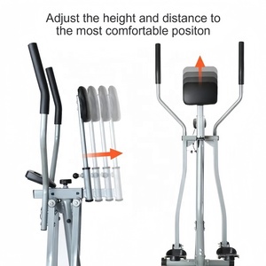 Nouveauté : Elliptique pliable portable pour usage domestique avec écran LCD, cadre en acier, capacité de 400 lb - Product Image 3