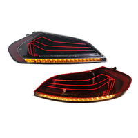 Para BMW Z4 E89 2009-2016, Conjunto de Luces Traseras de Coche con Animación Dinámica LED Secuencial, Estilo M4 CSL, Color Negro Ahumado