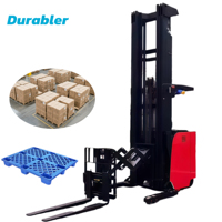 Gerbeur électrique tridirectionnel durable, hauteur de levage 7,5 m, homologué CE, chariot pour allées étroites VNA, batterie lithium-ion TC10