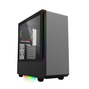 Computer Case & Tower E atx/Atx Pc Mid Tower Casing Gaming Pc Acrylic Pc Case