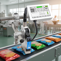 Imprimante jet d'encre automatique TIJ T290ES-Y1 pour l'emballage alimentaire : impression de la date, du code de lot sur les collations, les sacs, les canettes, les boîtes et les petits emballages