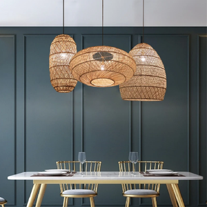 Lampes suspendues en <span class=keywords><strong>bambou</strong></span>, en rotin moderne, pour salon, <span class=keywords><strong>chambre</strong></span> à coucher, salle à manger, Bar, décoration, Loft - Product Image 3