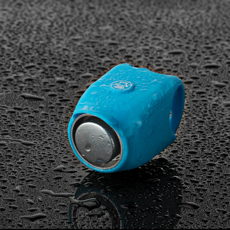 Велосипедный звонок 120 дБ, водонепроницаемый Электрический гудок, портативный силиконовый руль для горных велосипедов