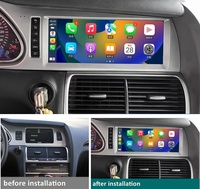 Autoradio Android Auto Carplay 10,25 pouces Qualcomm 8 cœurs pour Audi Q7 2006-2015 Navigation GPS Radio vidéo stéréo Bluetooth WiFi