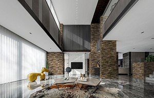 Panneau mural décoratif 3D en PU effet pierre, étanche, imitation grande dalle, ignifuge, <span class=keywords><strong>roche</strong></span> artificielle pour la décoration intérieure de villas - Product Image 5