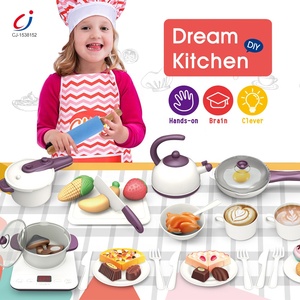 Set da Cucina Giocattolo Realistico per Bambini con 47 Pezzi, Funzionamento a Batteria, Suoni e Luci - Product Image 1