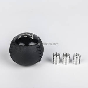 होंडा के लिए काले चमड़े 5 गति <span class=keywords><strong>Mugen</strong></span> JDM पारी घुंडी CRZ प्रकार आर सिविक FA5 FG2 सी - Product Image 1