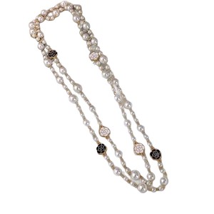 Pearl Necklace Multi Layer AAA Grade Bezel Setting Elegant Everyday Wear - Product Image 5