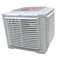 Refroidisseur d'air industriel Climatiseurs de refroidisseur d'air par évaporation fixés au mur de refroidissement par eau