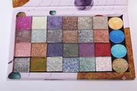 Palette de fards à paupières caméléon personnalisable en gros, emballage vide pour palette cosmétique, prise en charge de l'impression couleur personnalisée et du logo