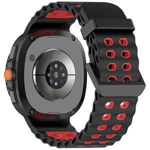 สายรัดข้อมือแบบสวมใส่ได้ Win-Win รุ่น Double Buckle Ocean กันเหงื่อ สำหรับ Samsung <span class=keywords><strong>Galaxy</strong></span> Watch 8 Classic 42 มม. 46 มม. - Product Image 5