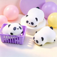 Jouet anti-stress en forme de panda mignon, vente en gros, jouet à presser, squishy