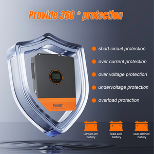 PowMr 110V/220Vac Salida Monofásica/Bifásica 6.5KW Doble MPPT 5000W/5000W Compatible con Paralelo Todo en Uno Híbrido Solar POW-SunSmart 6 - Product Image 1