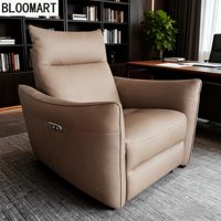Sillón Reclinable Eléctrico Moderno de Lujo para Sala de Estar, Sofá Individual para Espacios Pequeños, Sillón Reclinable para Dormir y Relajarse