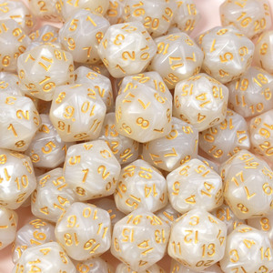 Dados D20 Grandes de 20 Caras para Juegos de Rol, DND, y Juegos de Cartas - Product Image 1