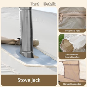 Carpa inflable impermeable con estructura estable, resistente, de tela Oxford gruesa para uso a largo plazo. - Product Image 6