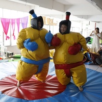 Combinaisons de lutte de sumo gonflables, jeux sportifs gonflables Gzfe - jeux sportifs gonflables - 109 pour adultes et enfants, haute qualité, 1,5 m de haut, une paire GZFE