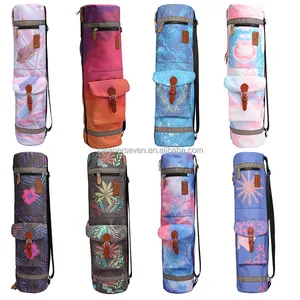 Hangzhou Private Label Katoenen Yoga Mat Tas Met Draagriem Leverancier