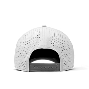 High-quality <b>waterproof</b> five-panel adjustable <b>hat</b> with custom rubber patch, breathable back, unisex outdoor sports cap - Product Image 4