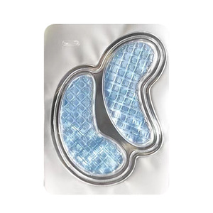 Patch pour les yeux à carreaux bleus 6g hydratant pour le soin des yeux - Product Image 1