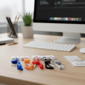 Porta Badge Retrattile ILAN 70x110mm con Cordino Estensibile, 5 Colori - Product Image 3